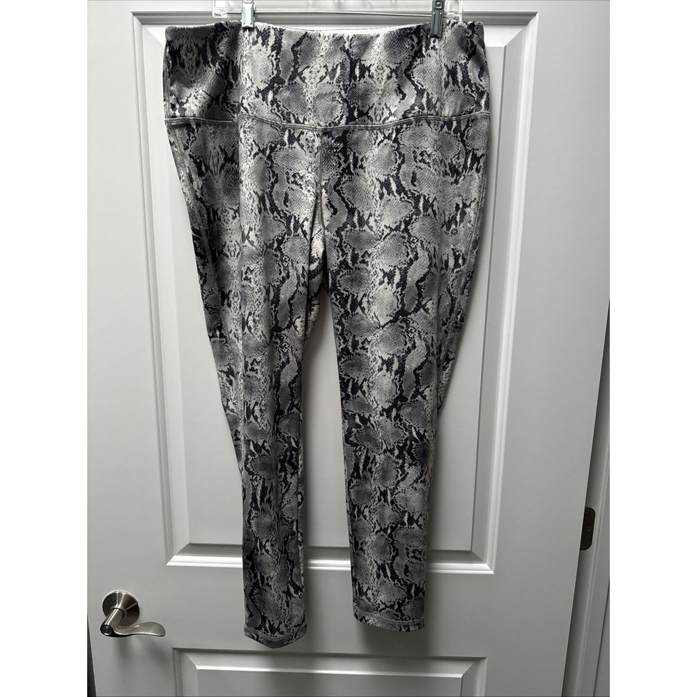 Chico's Jegging‎ Pants Stretchy Pull On Snake-Print Women's Plus Size 3